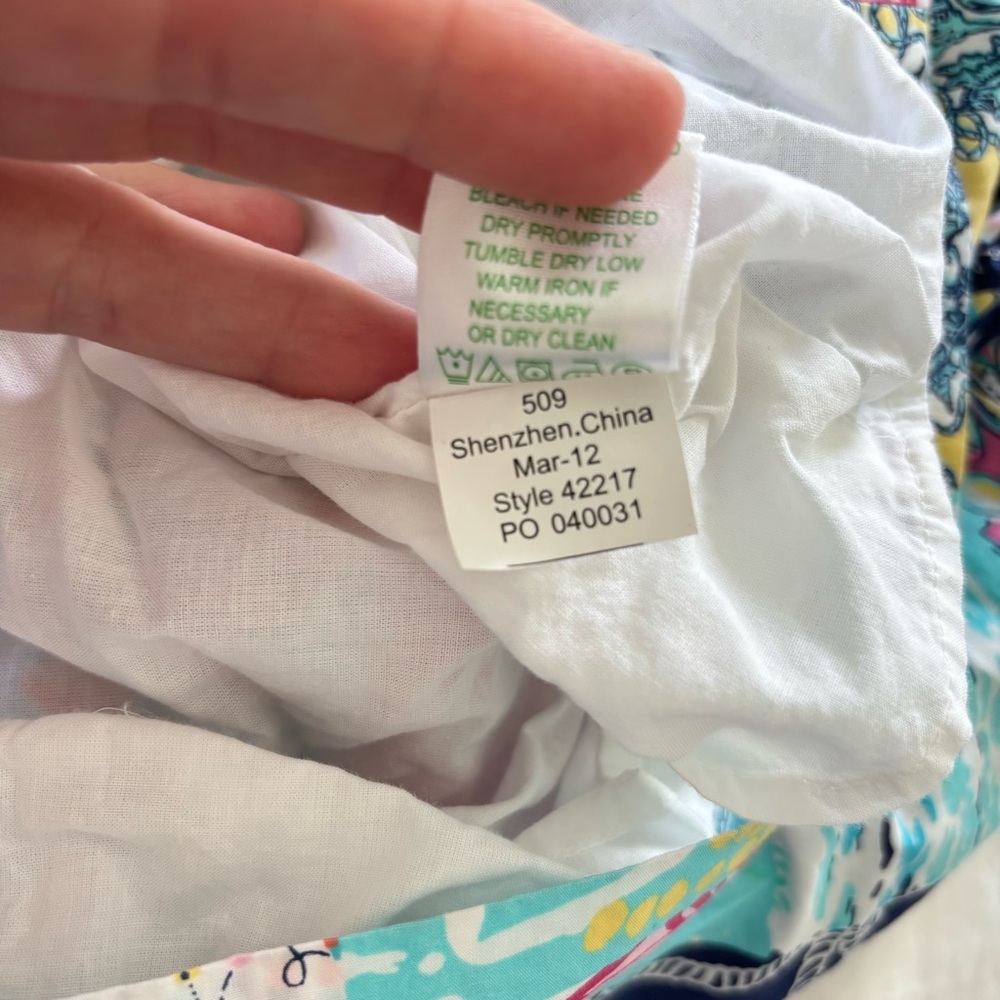 Lilly Pulitzer Sailor Patch Shift Dress 12 - Picture 11 of 11